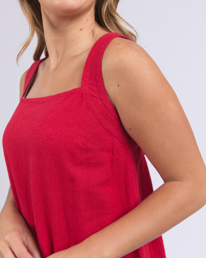 Foxwood Lourdes Dress Crimson [sz:10]