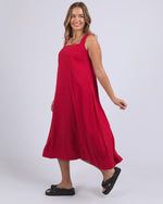 Load image into Gallery viewer, Foxwood Lourdes Dress Crimson [sz:10]
