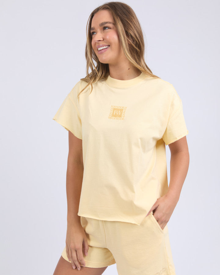 Foxwood Stamp Tee Lemon [sz:10]