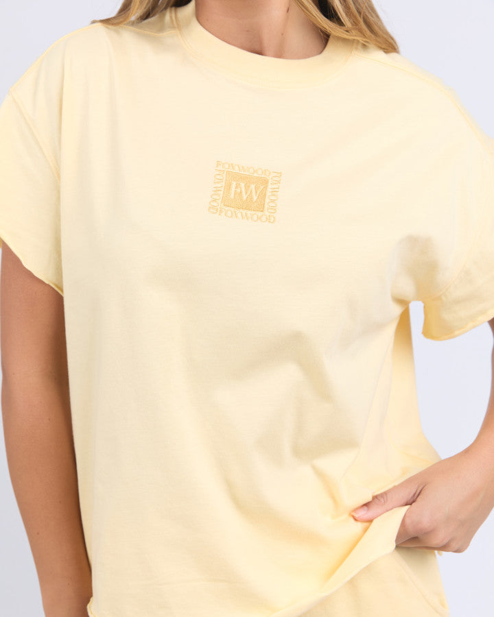 Foxwood Stamp Tee Lemon [sz:10]