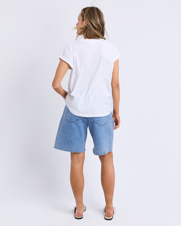 Foxwood Confetti Tee White [sz:8]
