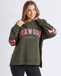 Foxwood Interval Crew Dark Khaki & Coral [sz:6]