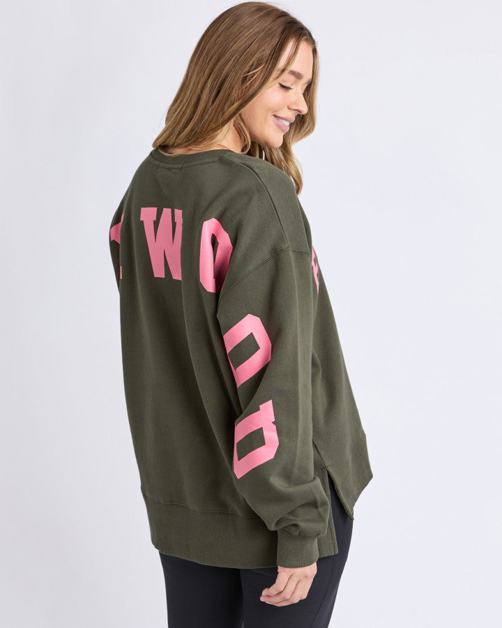 Foxwood Interval Crew Dark Khaki & Coral [sz:6]