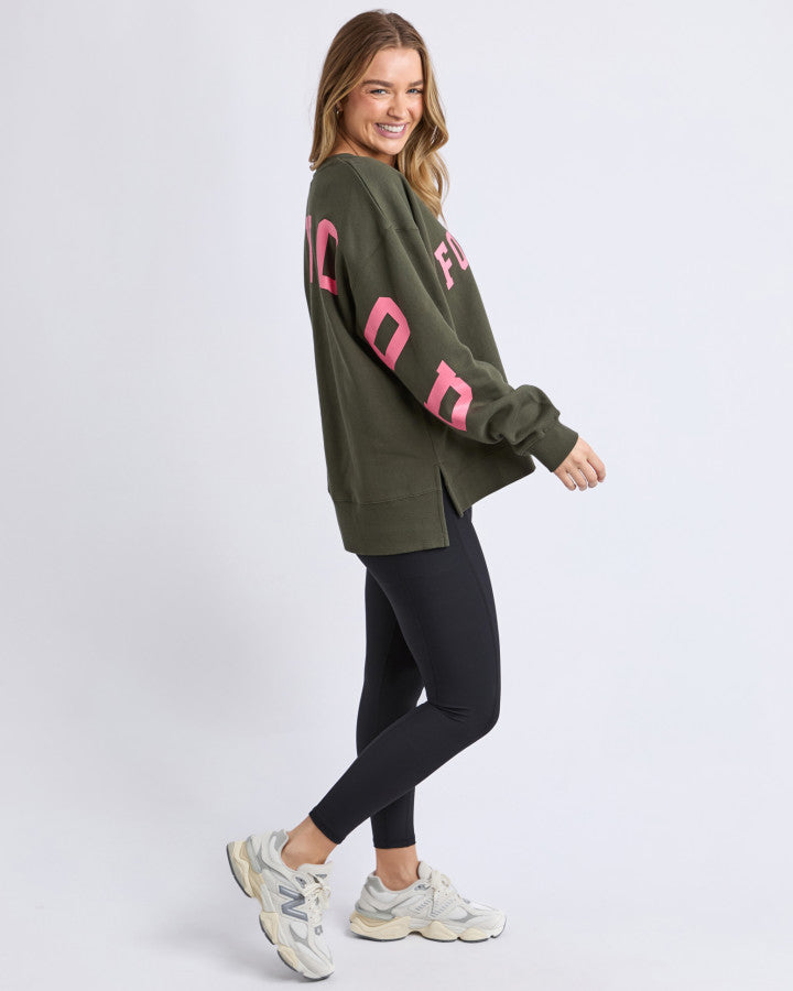 Foxwood Interval Crew Dark Khaki & Coral [sz:6]
