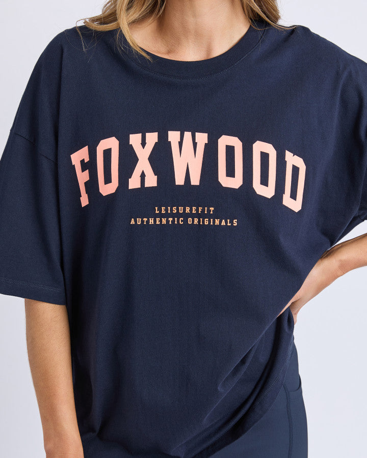 Foxwood Interval Tee Navy [sz:8]