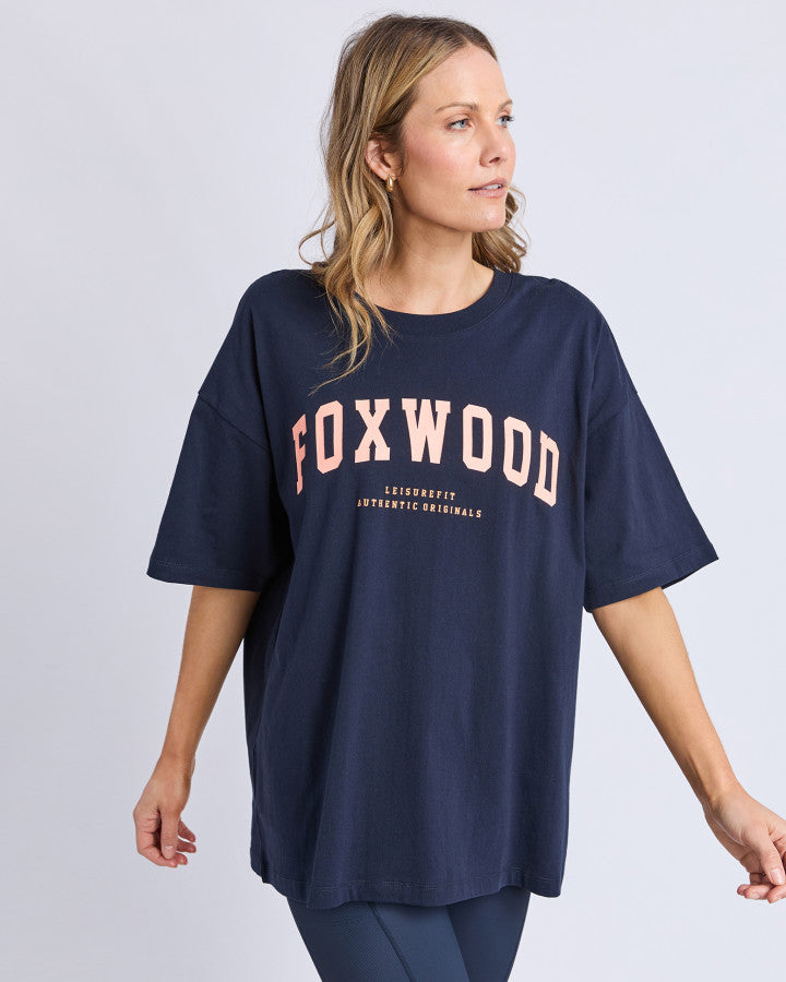 Foxwood Interval Tee Navy [sz:8]