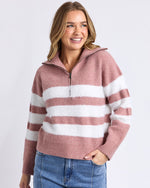 Load image into Gallery viewer, Foxwood Gracie Zip Crew Wood Rose [sz:10]
