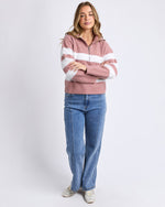 Load image into Gallery viewer, Foxwood Gracie Zip Crew Wood Rose [sz:10]

