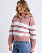 Load image into Gallery viewer, Foxwood Gracie Zip Crew Wood Rose [sz:10]
