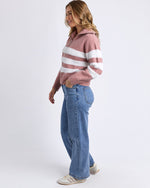 Load image into Gallery viewer, Foxwood Gracie Zip Crew Wood Rose [sz:10]
