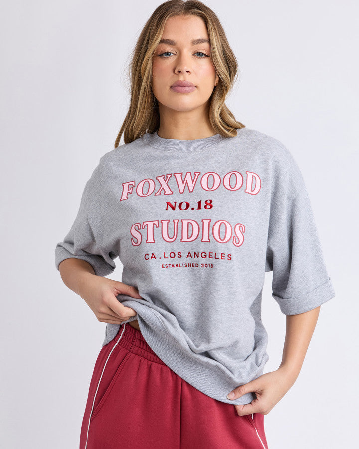 Foxwood Original Short Sleeve Fleece Grey Marle [sz:10]