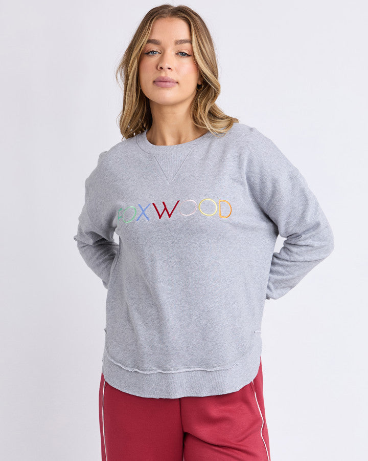 Foxwood Simplified Confetti Crew Grey Marle [sz:10]