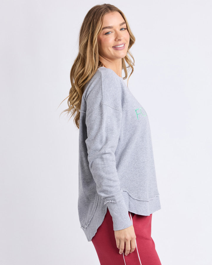 Foxwood Simplified Confetti Crew Grey Marle [sz:10]