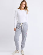 Load image into Gallery viewer, Foxwood Simplified Confetti Track Pant Grey Marle [sz:10]
