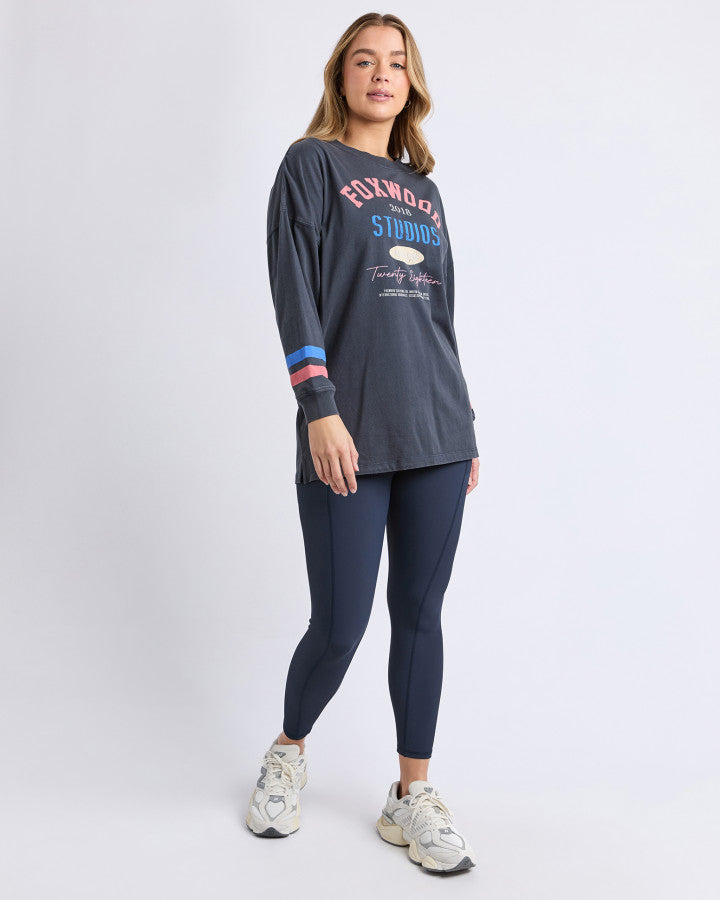 Foxwood Tribe Long Sleeve Tee Ink [sz:10]