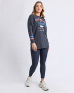 Load image into Gallery viewer, Foxwood Tribe Long Sleeve Tee Ink [sz:10]
