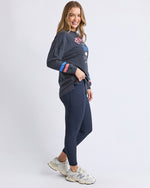 Load image into Gallery viewer, Foxwood Tribe Long Sleeve Tee Ink [sz:10]
