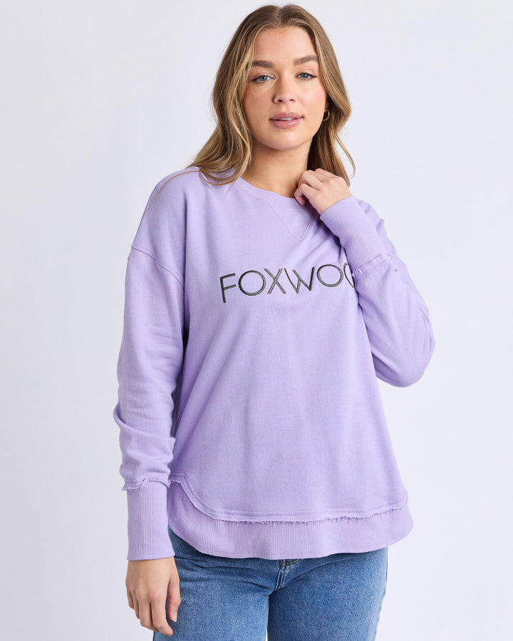 Foxwood Simplified Metallic Crew Lavender [sz:10]