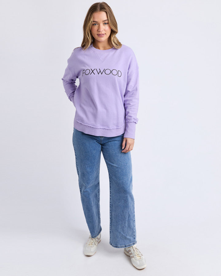 Foxwood Simplified Metallic Crew Lavender [sz:10]