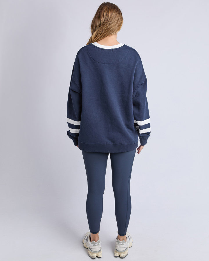 Foxwood Club Life Crew Navy/white [sz:8]