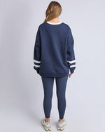 Load image into Gallery viewer, Foxwood Club Life Crew Navy/white [sz:8]
