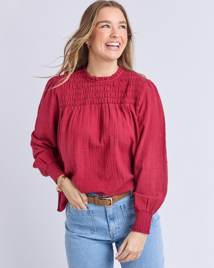 Foxwood Whitney Top Rhubarb Red [sz:8]