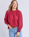 Foxwood Whitney Top Rhubarb Red [sz:8]