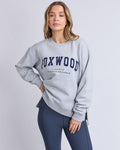 Foxwood Intention Crew Grey Marle/navy [sz:10]