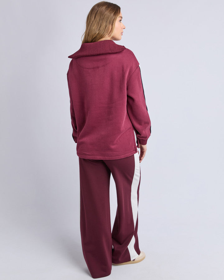 Foxwood Knit Collar Crew Port [sz:10]