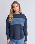 Foxwood Simplified Tonal Crew Navy [sz:8]