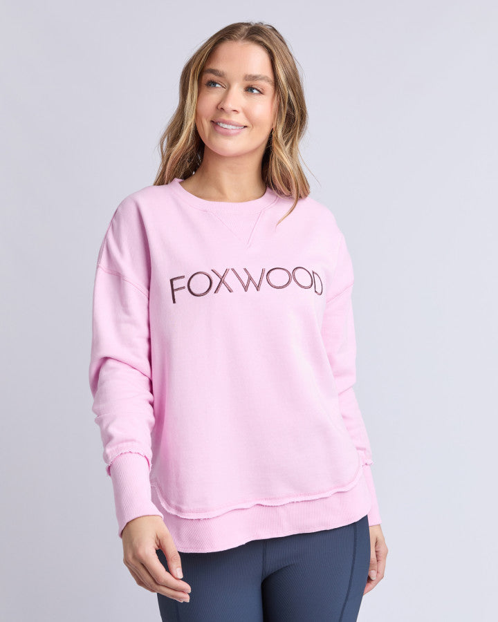 Foxwood Simplified Metallic Crew Bright Pink [sz:8]