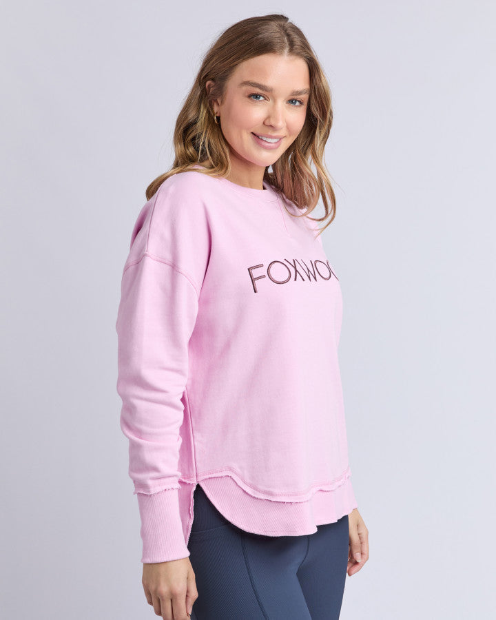 Foxwood Simplified Metallic Crew Bright Pink [sz:8]