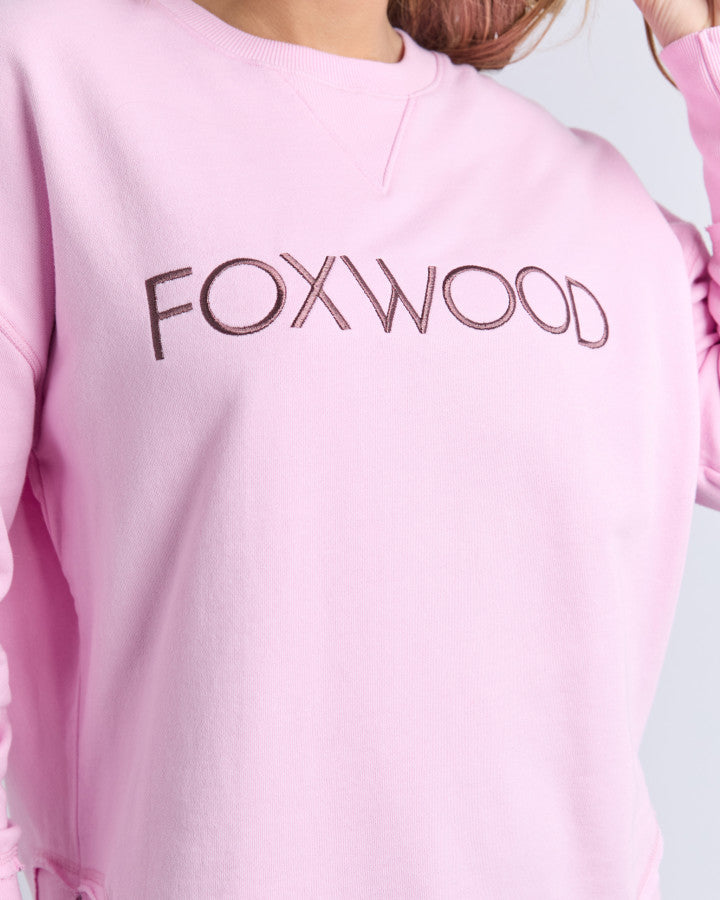Foxwood Simplified Metallic Crew Bright Pink [sz:8]
