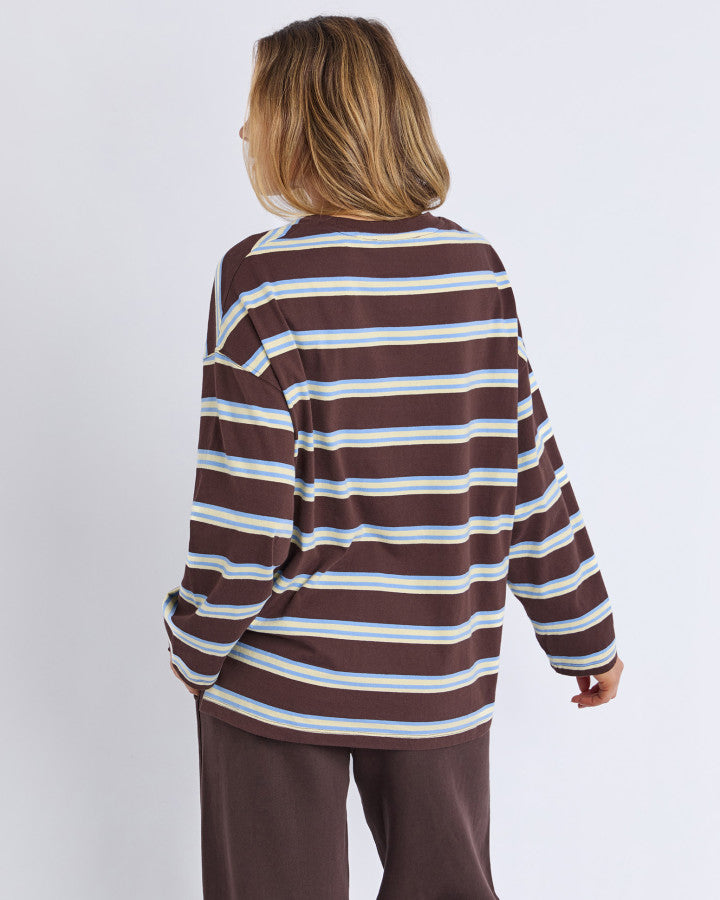 Foxwood Harper Stripe Long Sleeved Tee [sz:10]