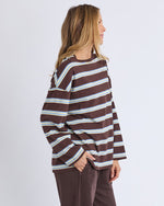 Load image into Gallery viewer, Foxwood Harper Stripe Long Sleeved Tee [sz:10]
