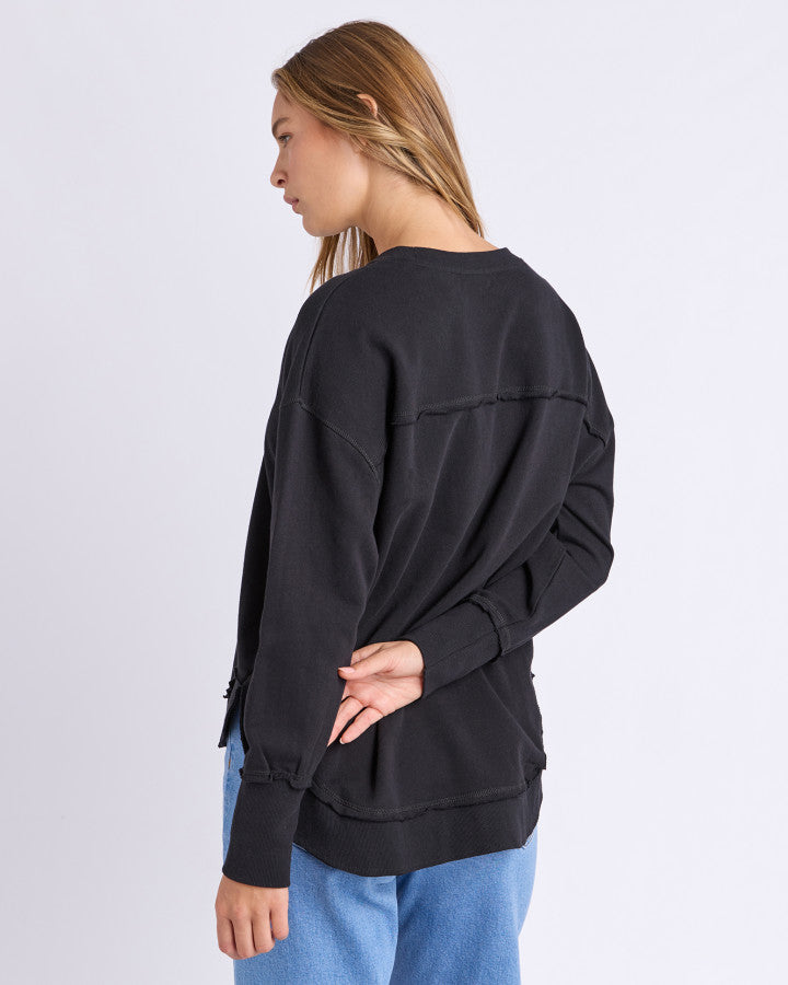 Foxwood Simplified Confetti Crew Black [sz:8]
