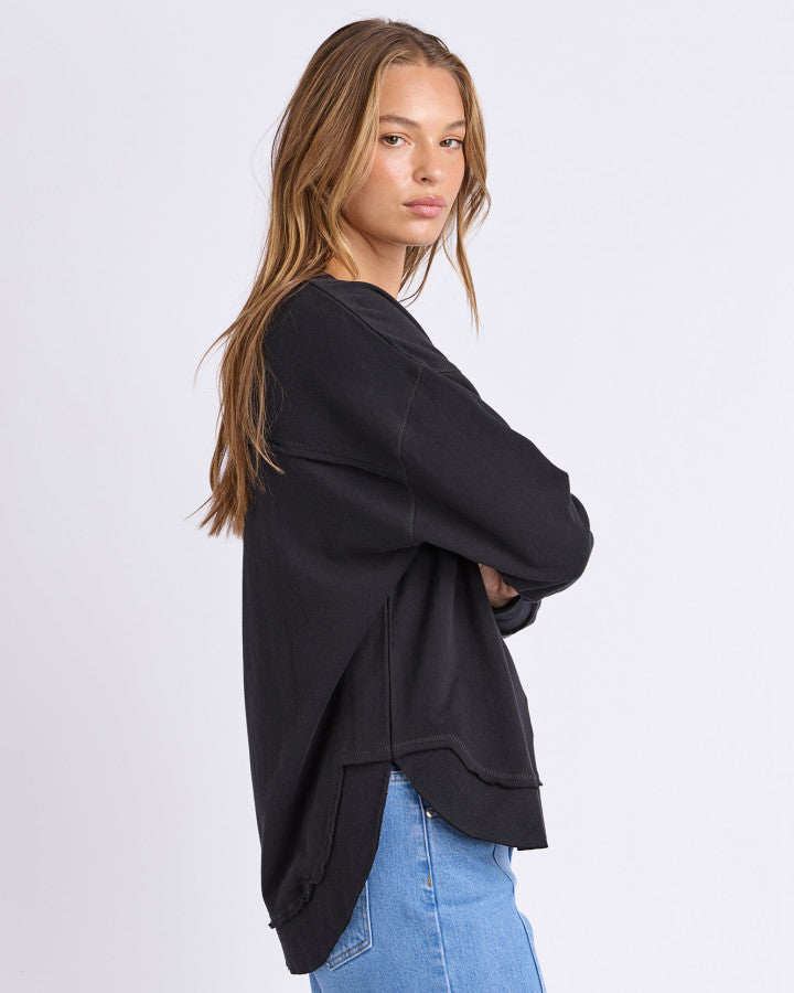 Foxwood Simplified Confetti Crew Black [sz:8]