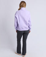 Load image into Gallery viewer, Foxwood College Zip Crew Lavender [sz:8]
