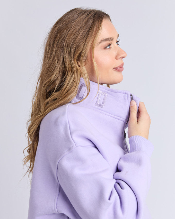 Foxwood College Zip Crew Lavender [sz:8]