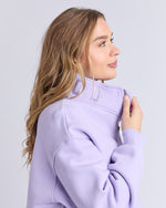 Load image into Gallery viewer, Foxwood College Zip Crew Lavender [sz:8]
