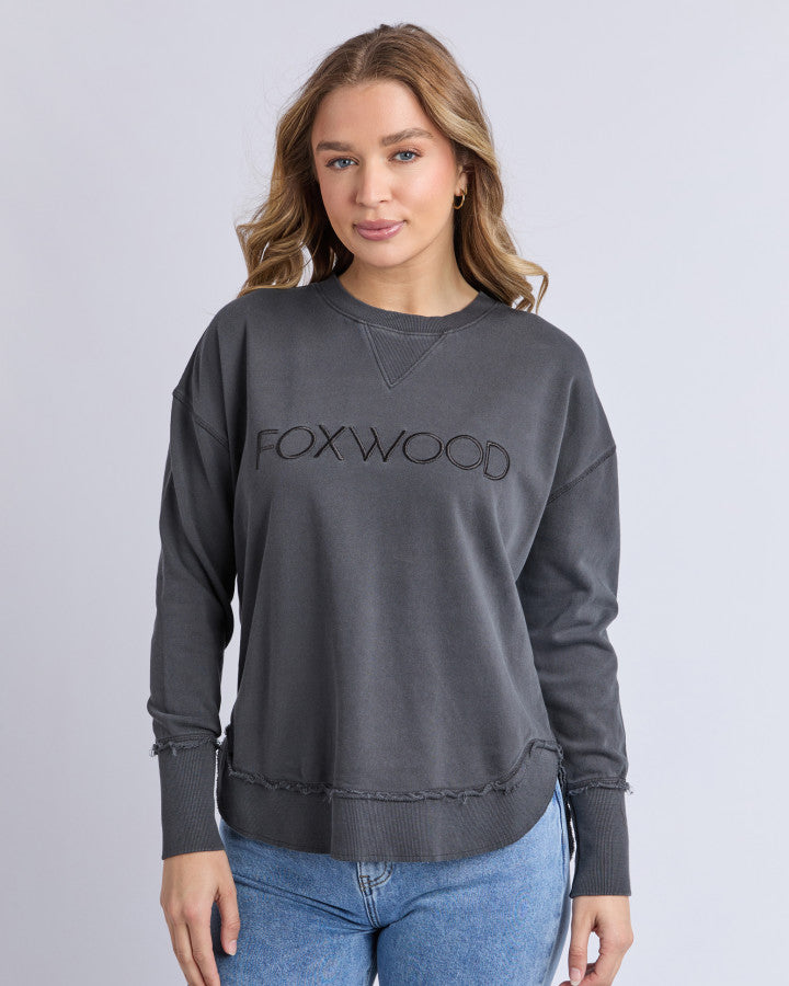Foxwood Simplified Crew Dark Charcoal [sz:8]