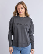 Load image into Gallery viewer, Foxwood Simplified Crew Dark Charcoal [sz:8]

