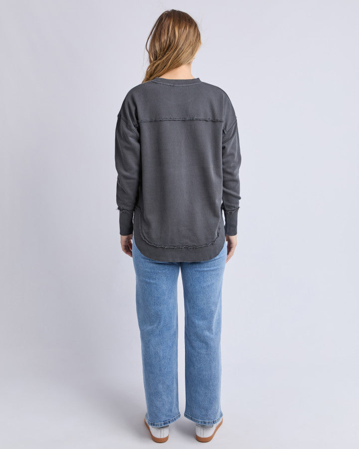 Foxwood Simplified Crew Dark Charcoal [sz:8]