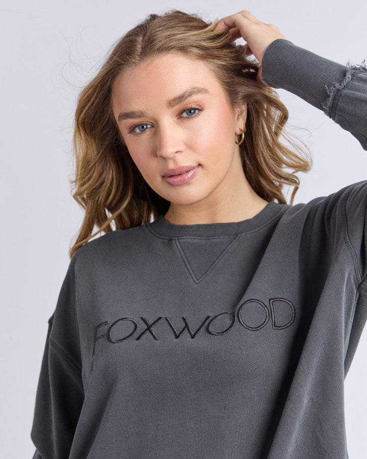 Foxwood Simplified Crew Dark Charcoal [sz:8]