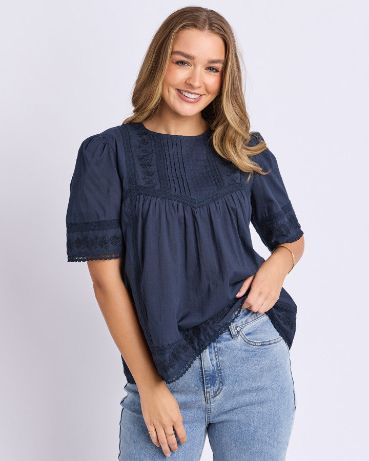 Foxwood Juna Top Dark Sapphire [sz:10]