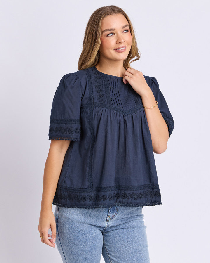 Foxwood Juna Top Dark Sapphire [sz:10]