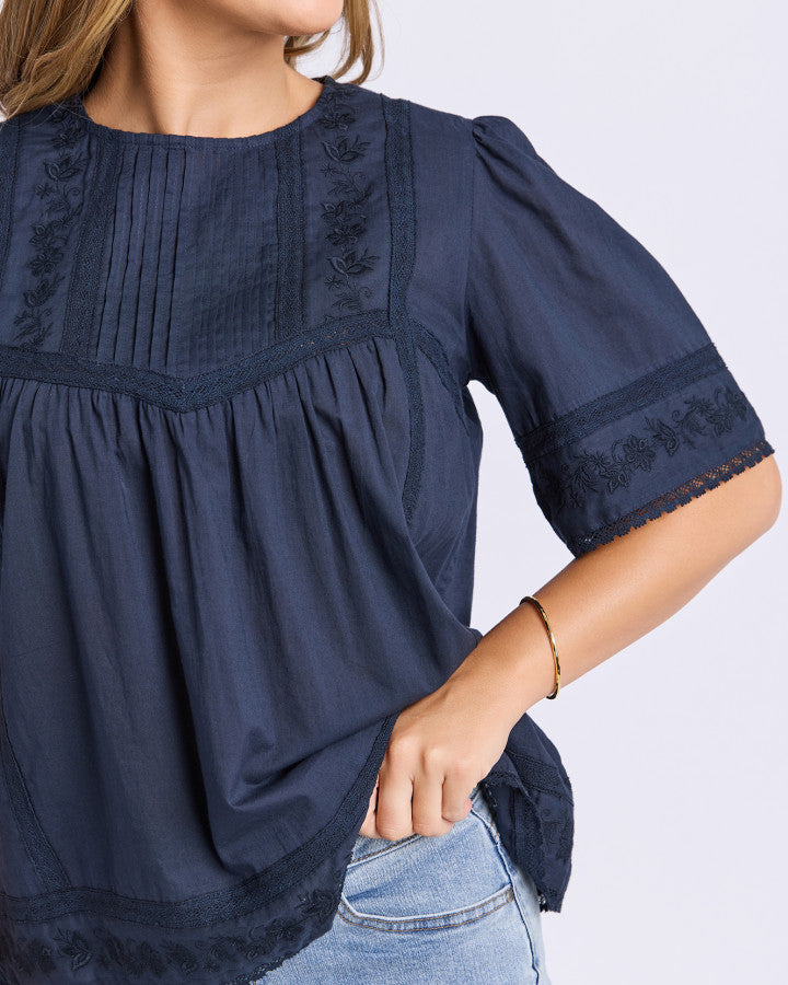 Foxwood Juna Top Dark Sapphire [sz:10]