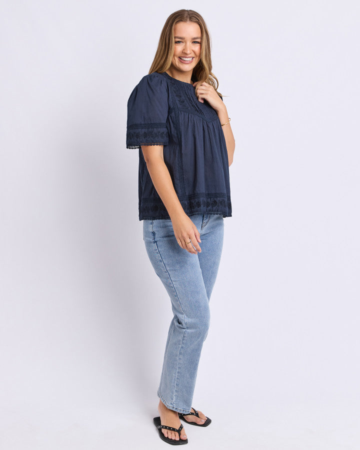 Foxwood Juna Top Dark Sapphire [sz:10]