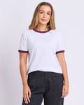Foxwood Polaroid Ringer Tee White [sz:10]