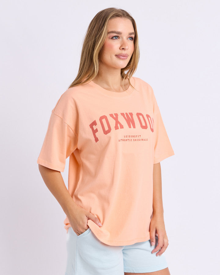 Foxwood Interval Tee Neon Peach [sz:8]